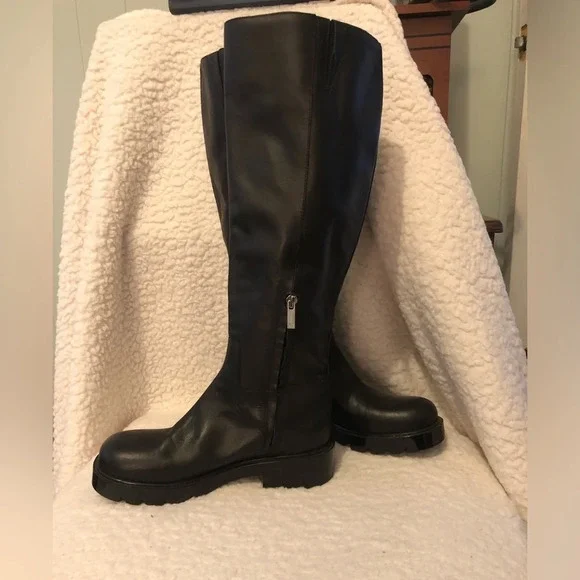 MARC FISHER LTD  Phidias Knee High Boot Black Platform Size 5.5 - Picture 4 of 11